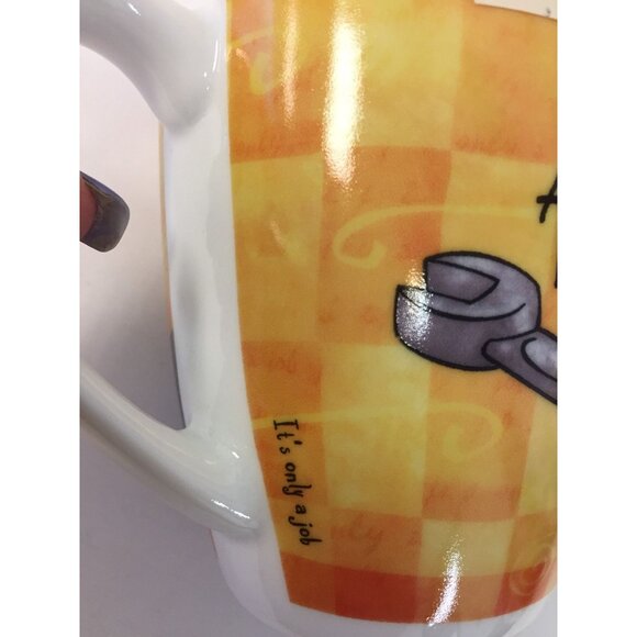 History & Heraldry Fine Porcelain Coffee Tea Mug "Assembly Worker" - Picture 7 of 7